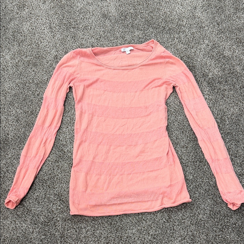 GAP Soft Pink Long Sleeve Tee